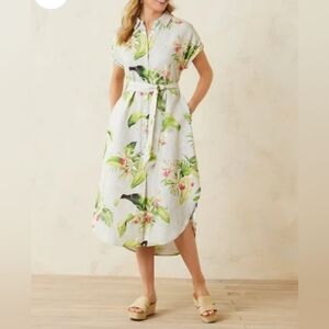 NWT Tommy Bahama La Brisa Blooms Shirtdress